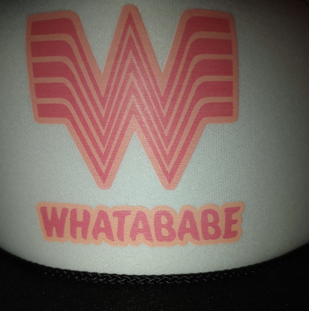 New whatababe trucker hat